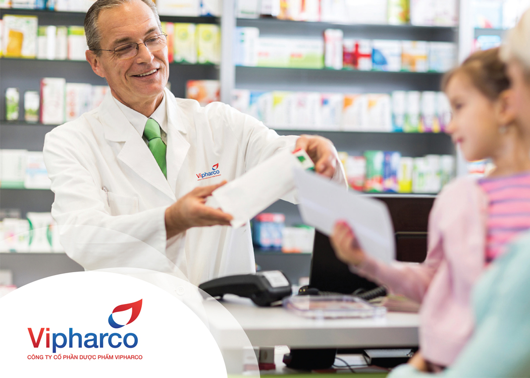 VIPHARCO - Thiết kế logo và nhận diện thương hiệu dược phẩm - y tế VIPHARCO